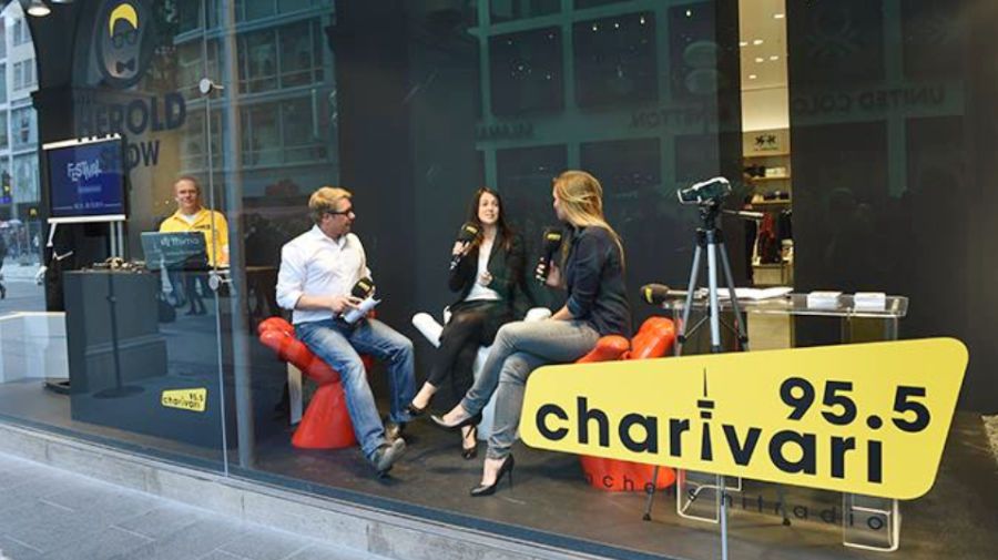 Julia Hug bei Radio Charivari