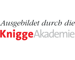 Ausgebildet durch die Knigge Akademie